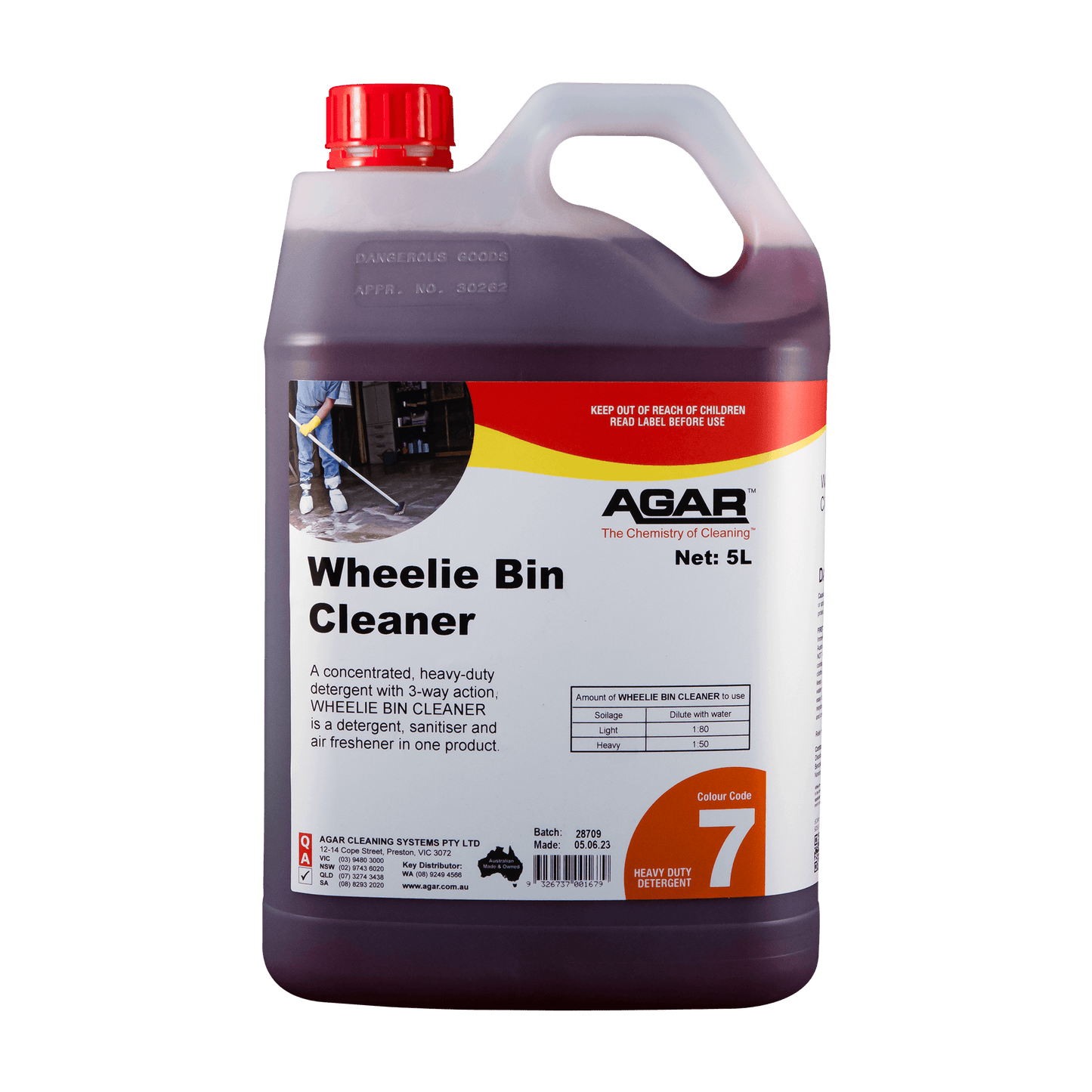 WHEELIE BIN CLEANER - EA