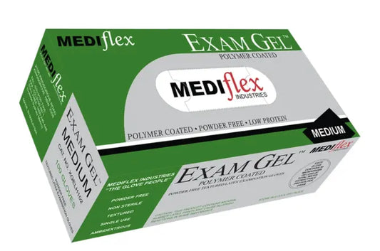 Examgel Latex Gloves Powder Free - CTN1000