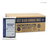 Austar 82L contractor black garbage bags HD heavy duty bin liners for commercial waste disposal