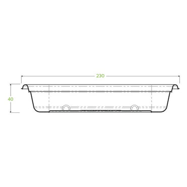 Natural Plant Fibre Takeaway Base- CTN500 - Eve Zone