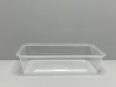 500ml Clear Plastic Food Container Base - CTN500 - Eve Zone