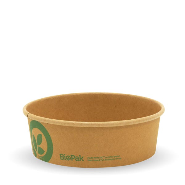500ml Small Kraft BioBowl - CTN400 - Eve Zone