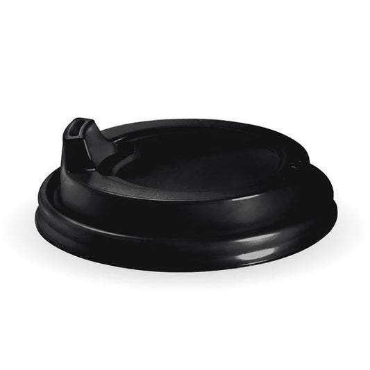 90mm Large Black PS BioCup Lid - CTN1000