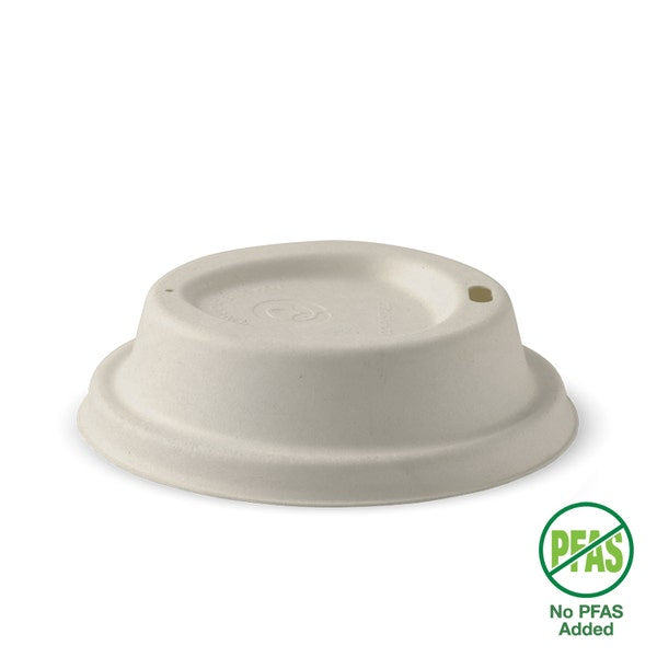 90mm Large White Plant Fibre BioCup Lid - CTN1000 - Eve Zone