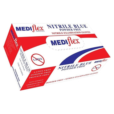 Blue Nitrile Powder free Disposable Gloves - CTN1000 - Eve Zone