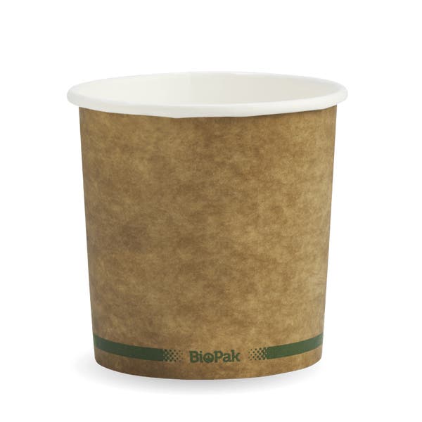 740ml / 24oz Kraft BioBowl - CTN500