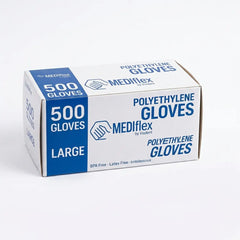 Clear PE gloves food service latex free bulk disposable gloves for catering cleaning and packaging tasks