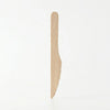 Eco friendly wooden knife disposable food utensil for takeaway meals catering and events