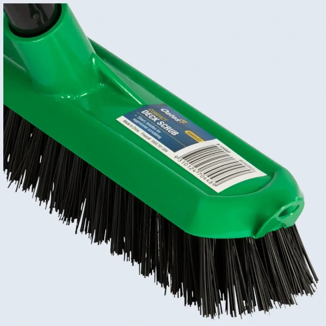 Blue Polypropylene Deck Scrub Brush – Tough Bristles for Household Cleaning.