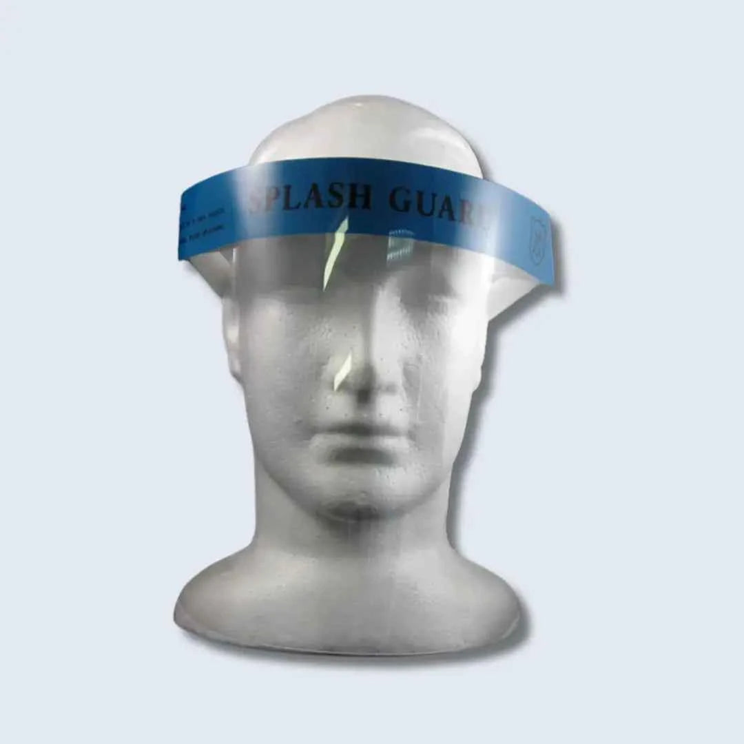 Clear Plastic Face Shield – Anti‑Fog Full Face Protection (Adjustable) 10 pk - Eve Zone