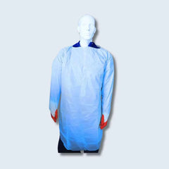 Thumb‑Loop Isolation Gown: Impervious CPE PPE 100 pk - CTN75 - Eve Zone