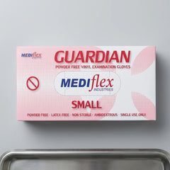 Disposable vinyl gloves smooth finish powder free gloves for catering cleaning salons and general purpose use.
