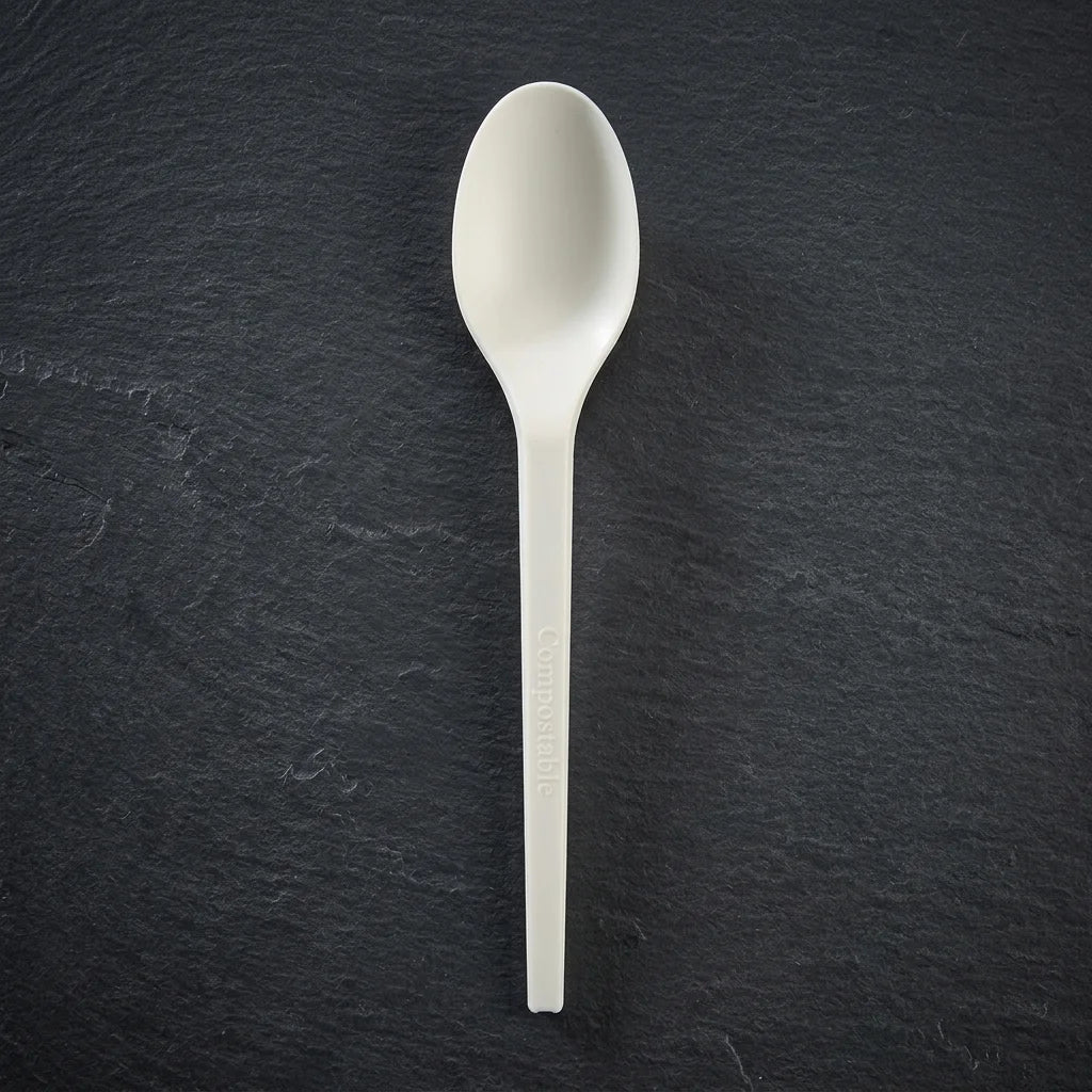 Eco friendly bioplastic cutlery bulk 1000 pieces durable disposable utensils for events and catering