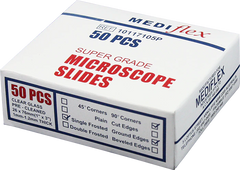 Microscope Slide, Single Frosted, Ground Edges