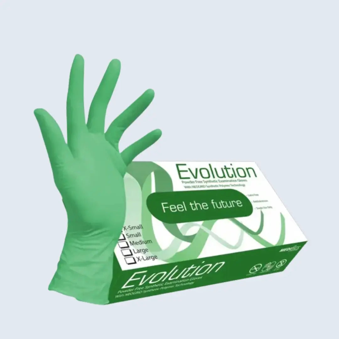 Evolution Green Neoprene Gloves Chemical-Resistant Industrial Australia.
