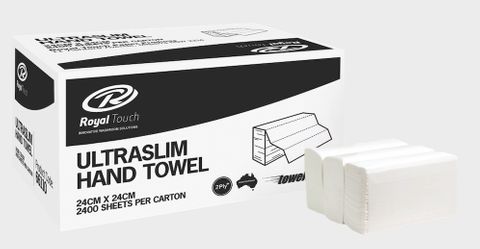 Royal Touch Ultraslim Hand Towel - CTN2400 - Eve Zone