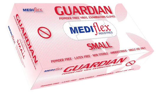 Guardian Powder-Free Vinyl Gloves Latex-Free Food-Safe Australia