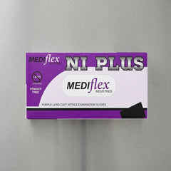Heavy duty purple nitrile examination gloves textured grip disposable gloves for clinics cleaning and professional use