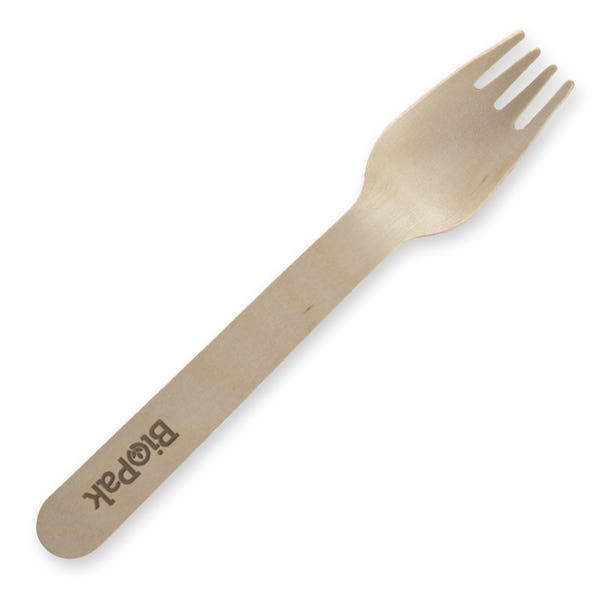 disposable Wooden Forks 16cm CTN1000