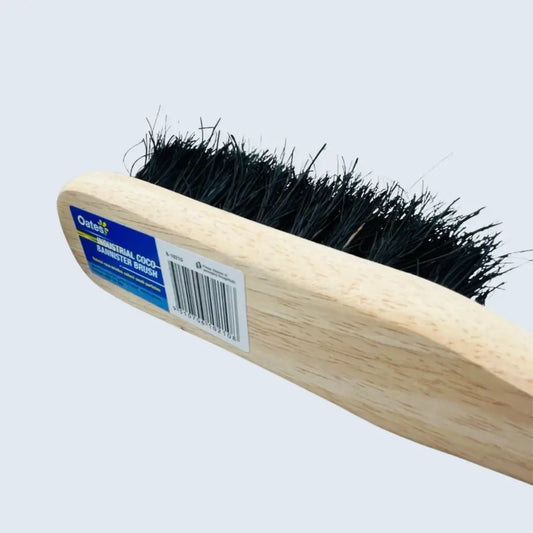 Brown Coco Fibre Bannister Brush – Stiff Bristles for Heavy-Duty Cleaning.