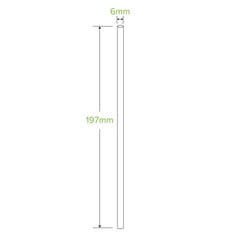 6mm Regular BioStraw - CTN2500 - Eve Zone