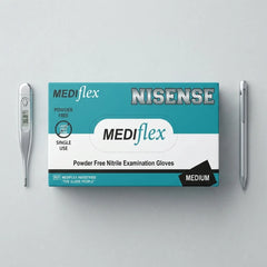 Medical sky blue nitrile gloves flexible disposable bulk gloves for food service cleaning and industrial applications