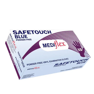 Mediflex SafeTouch PF Vinyl Gloves Powder-Free Latex-Free Australia
