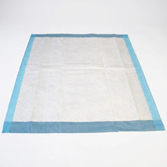 Mediflex superabsorbent underpads 60x90cm carton of 100 bulk disposable bed pads for heavy medical fluid management.