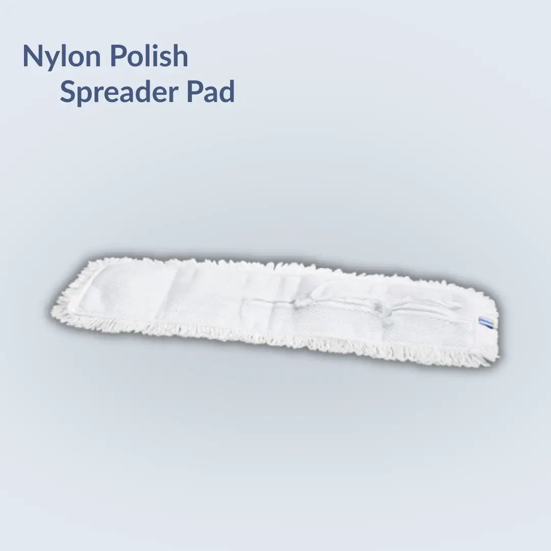 White Nylon Polish Spreader Pad – Lightweight Pad for Smooth Floor Finish.