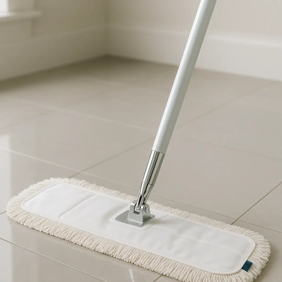 Grey Nylon Polish Spreader – 610mm Wide Head for Even Floor Coating.