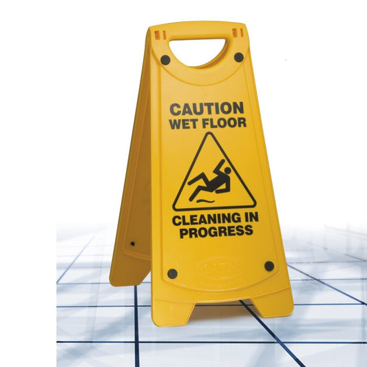 NON-SLIP ‘A’ FRAME CAUTION WET FLOOR SIGN -EA