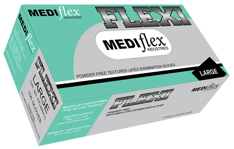 Flexi Powder Free Latex Gloves - CTN1000