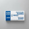 Polyethylene gloves disposable clear food safe gloves for food handling cleaning and hygiene use