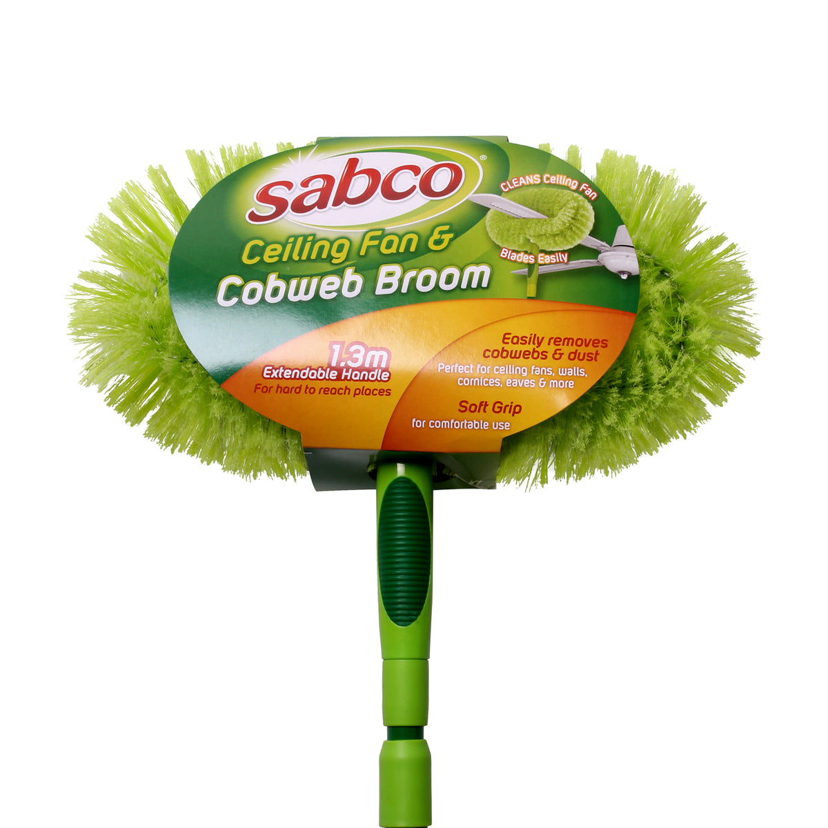 Premium Cobweb & Ceiling Fan Broom – Carton of 4 | Sabco Professional