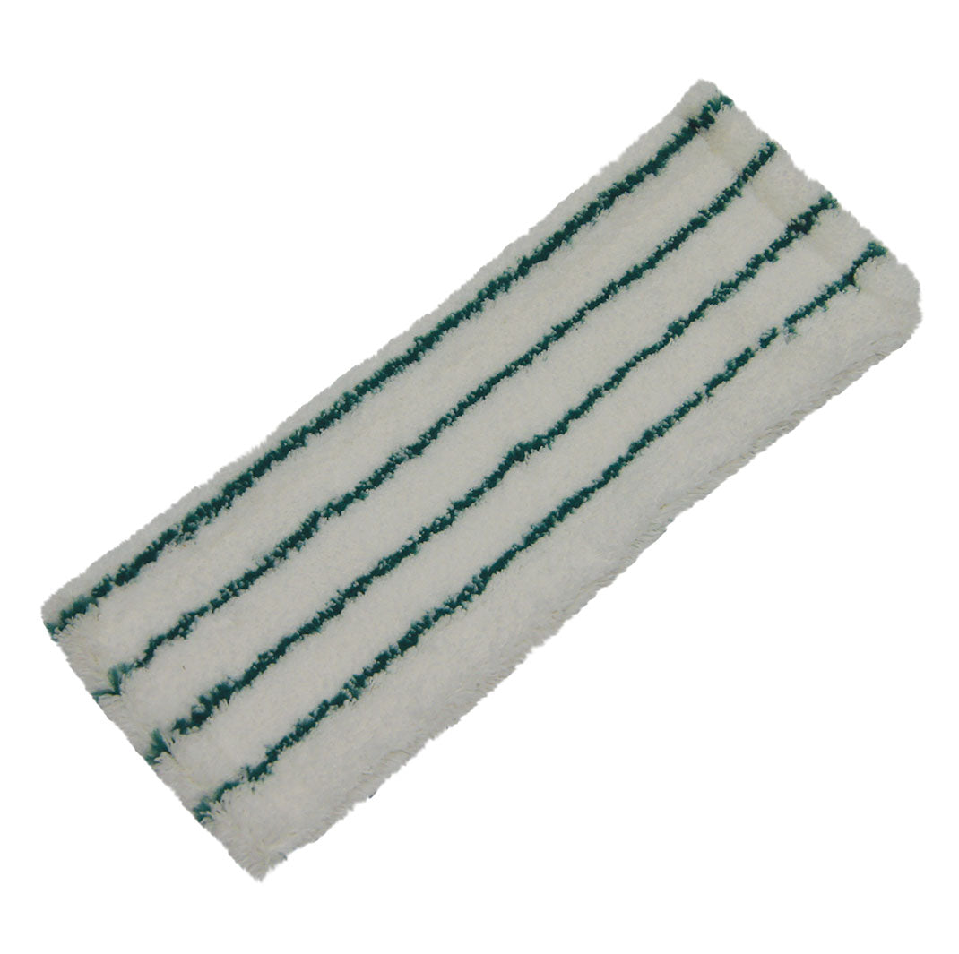 SuperSwish Pro Abrasive Microfibre Refill - White & Green (45 x 17cm) – Carton of 25 | Sabco Professional