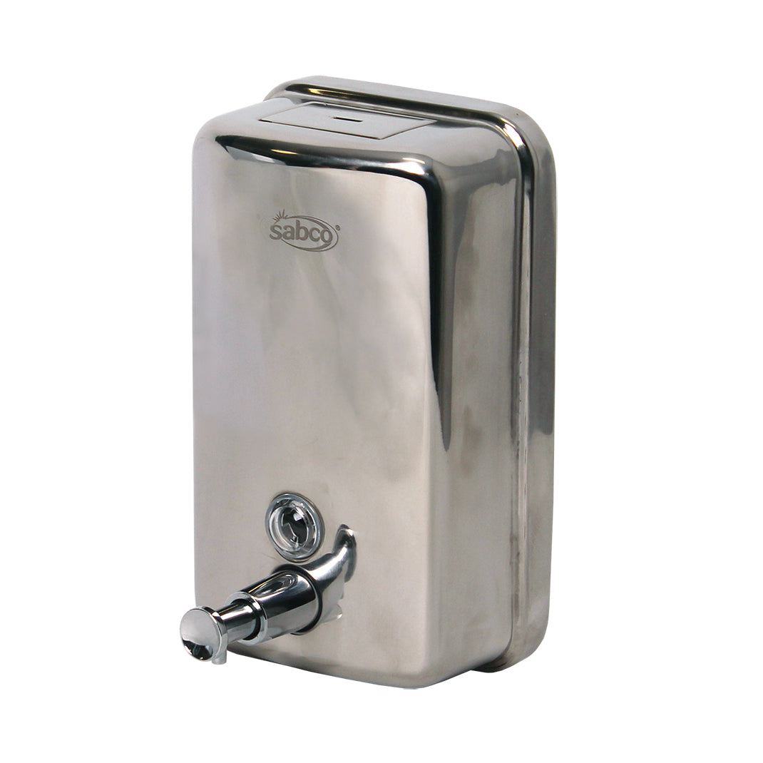Stainless Steel Soap Dispenser 1000mL – Carton of 20 | Sabco Professional