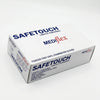 Safetouch clear vinyl gloves lightly powdered medical grade disposable gloves for healthcare hygiene and food handling use