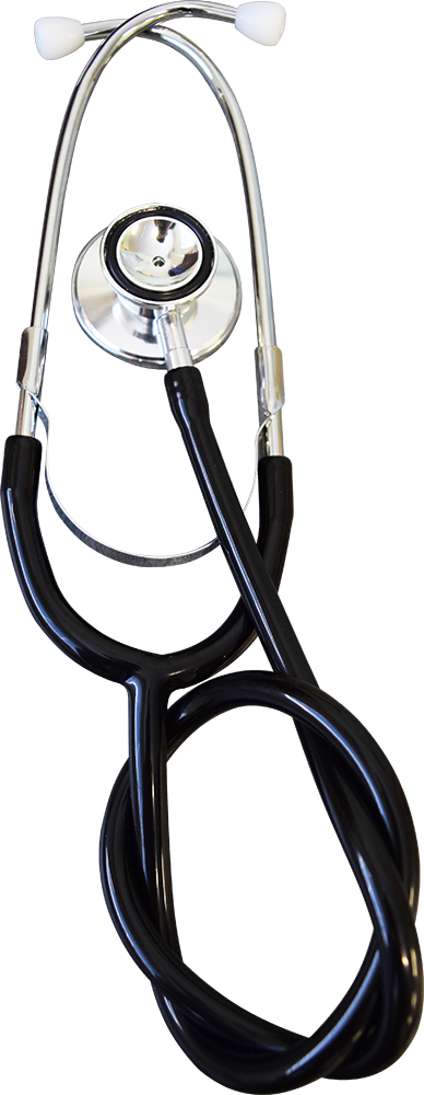 Dual Head Stethoscope Black (Lightweight & Soft) -  EA