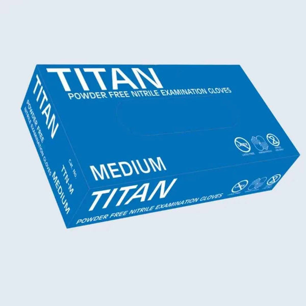 Powder Free Nitrile Gloves (Titan)- CTN1000 - Eve Zone