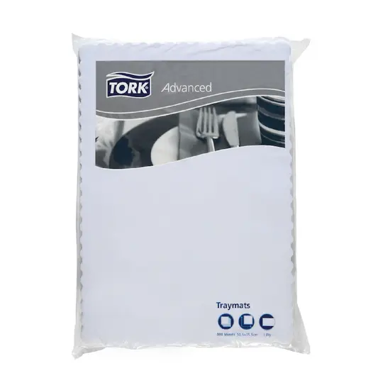 Tork White Small Traymat - CTN1000 - Eve Zone