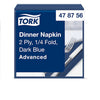 Tork Dinner Napkins -2-Ply, 1/4 Fold, 12CTN